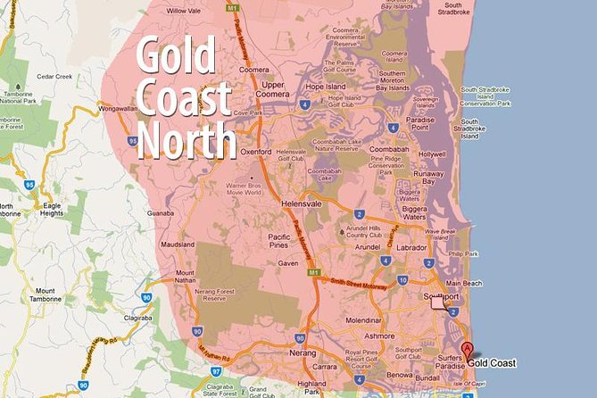 Private Airport Transfer to North Gold Coast From Gold Coast Airport (Ool) 1-4px - Pickup Locations