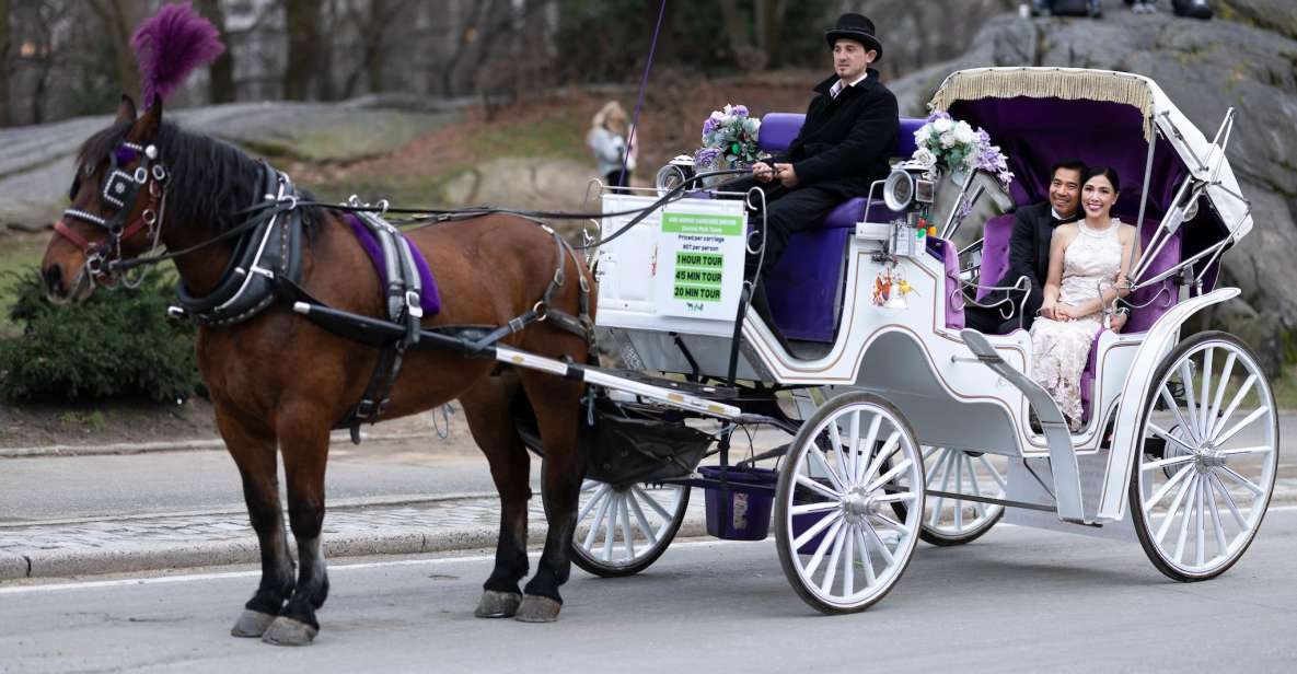 Royal Carriage Ride in Central Park NYC - Tour Inclusions