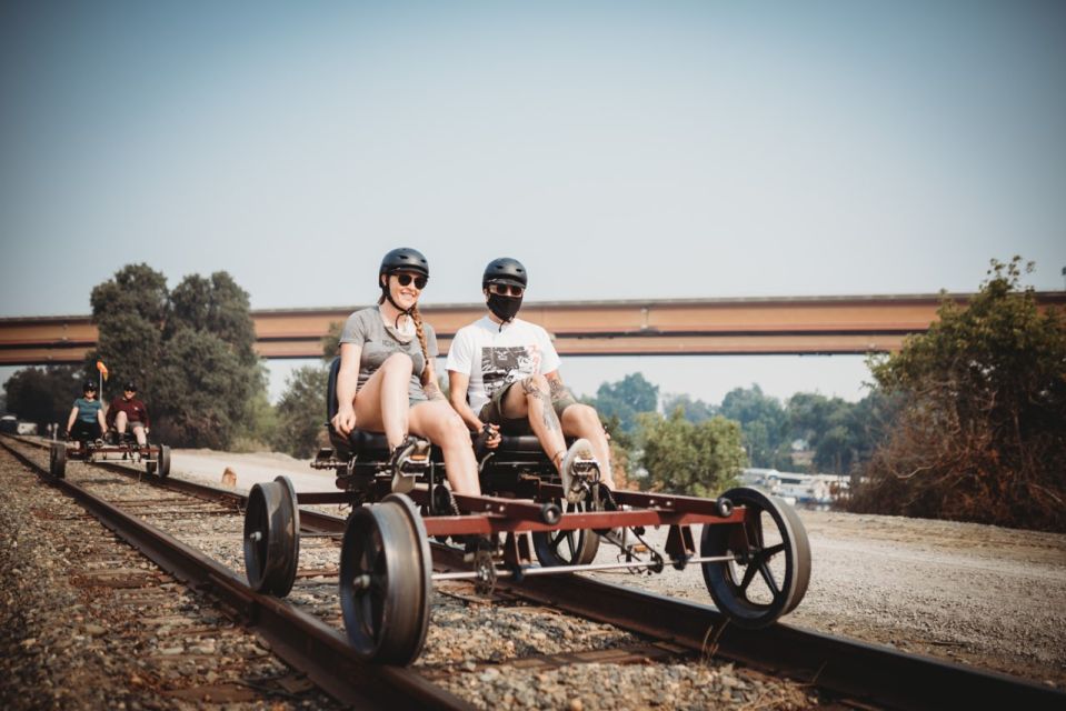 Sacramento: Yolo Countryside Guided Rail Bike Tour - Common questions