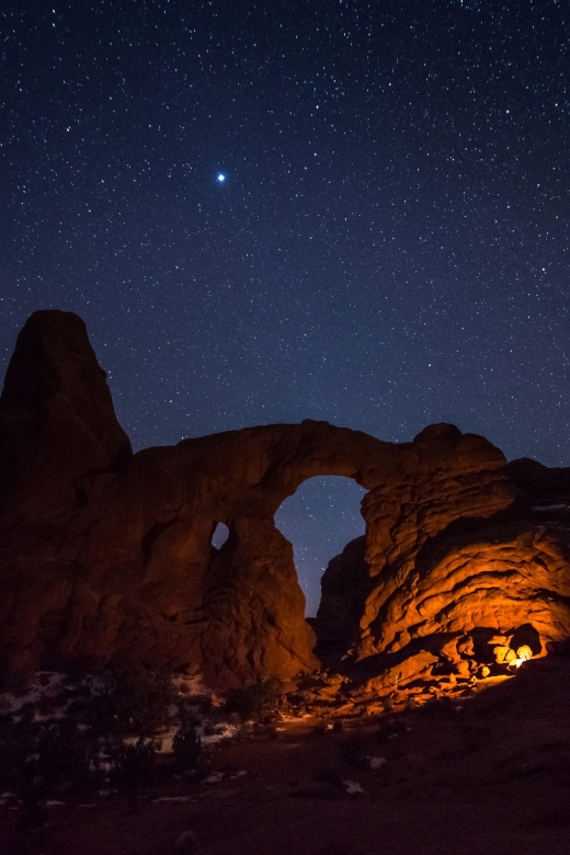 The Windows in Arches: Guided Astro-Photo & Stargazing Hike - Booking and Cancellation Policy