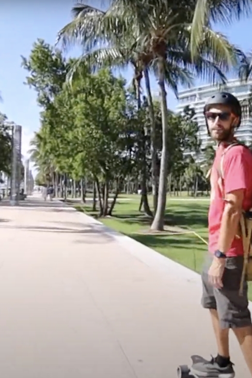 Electric Skateboarding Tours Miami Beach With Video - Safety Briefing and Guided Tour