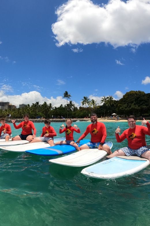 Family Surfing Lesson: 1 Parent, 1 Child Under 13, & Others - Location and Provider