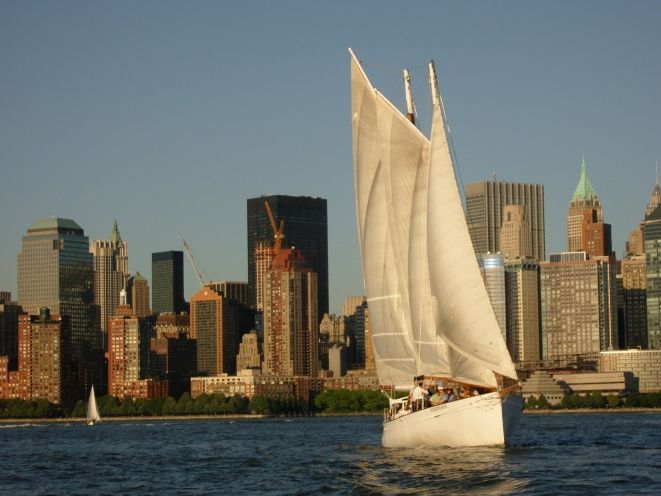 NYC: Sunset Sail Aboard Schooner Adirondack - Background