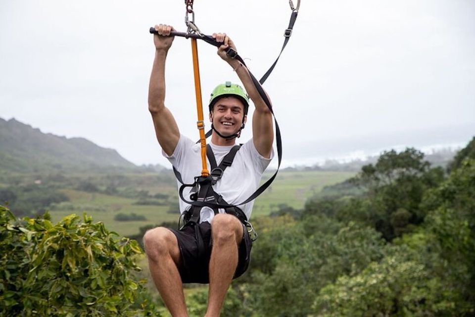 Oahu: Kualoa Jurassic Valley Zipline Tour - Experience Details