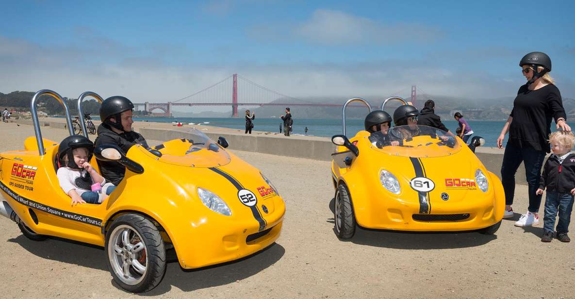 San Francisco: 3-Hour Early Bird GoCar Tour - Sum Up