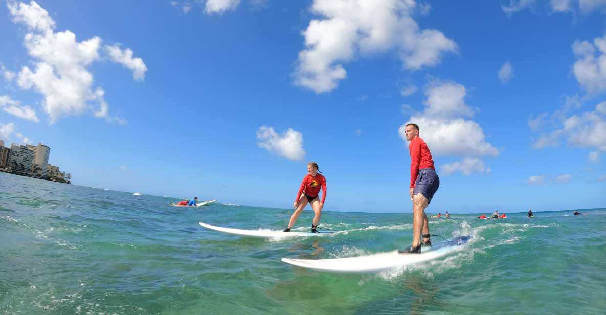 Two Students to One Instructor Surfing Lesson in Waikiki - Common questions