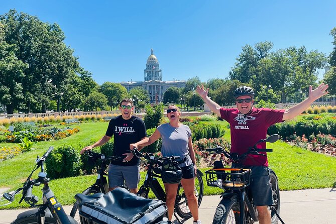 Denvers Highlights and Hidden Gems Guided E-Bike Tour - Safety Measures and Photo Stops