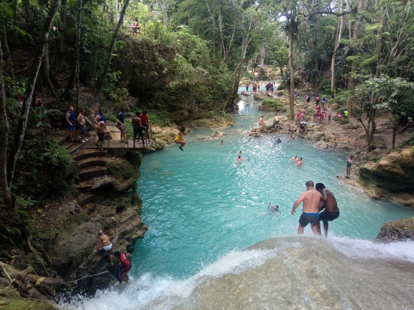 From Montego Bay: Blue Hole Waterfall Experience - Hidden Caves Exploration