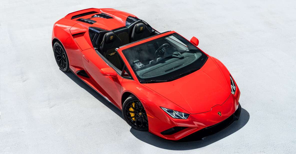 Miami: Lamborghini Huracan EVO Spyder Supercar Tour - Common questions