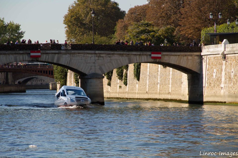 Paris: Amphibious Minibus From Versailles Boat and Road Tour - Meeting Point