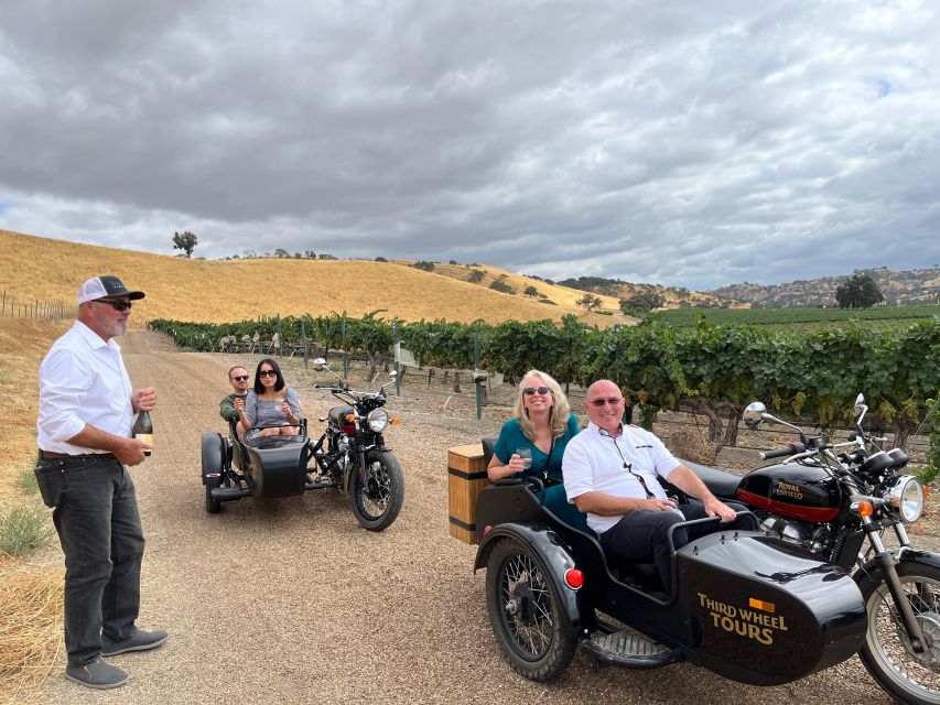 Paso Robles: Sidecar Deluxe Wine Tour With Tastings - Common questions