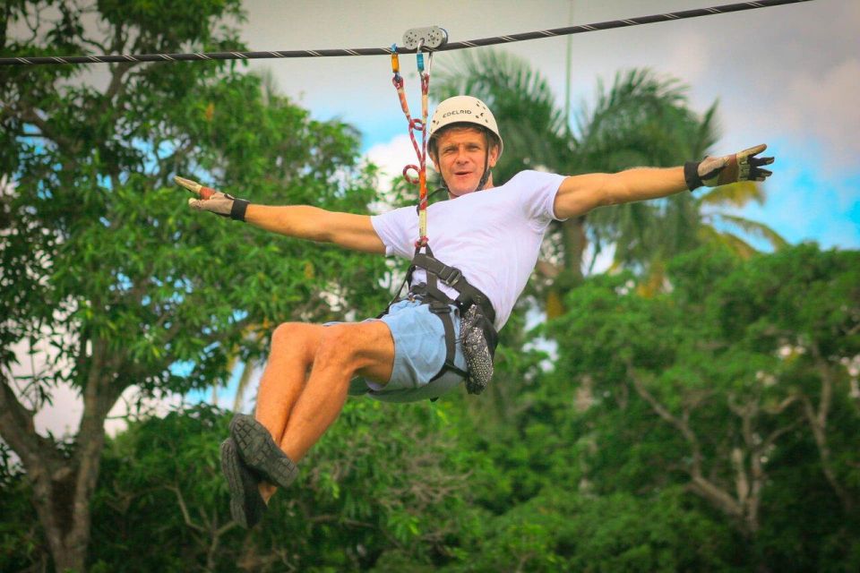 Rainforest Zip Line Buggie Horse Riding Lunch & Macao Beach - Itinerary Highlights