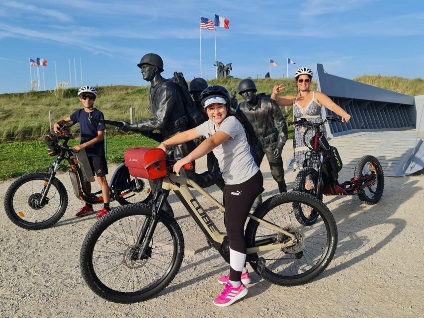 The Landing Beaches of Normandy by E-scooter or E-bike ! - Stops and Activities