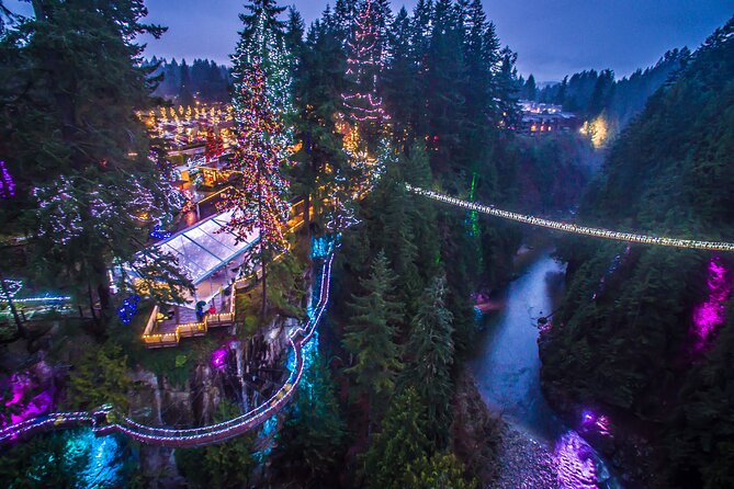 Vancouver City and Capilano Suspension Bridge Canyon Lights Tour - Common questions