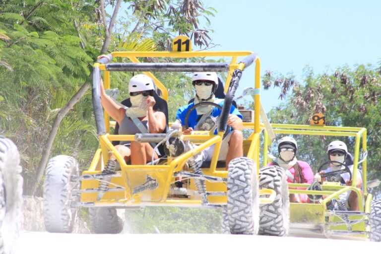 Buggy Ride, Zipline Splash & Waterfall Pool Combo With Lunch