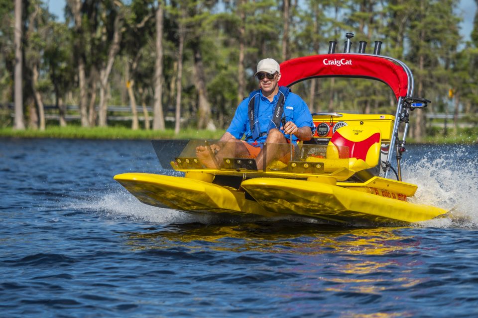 Clermont: Chain of Lakes Self-Driving Catboat Tour - Key Points