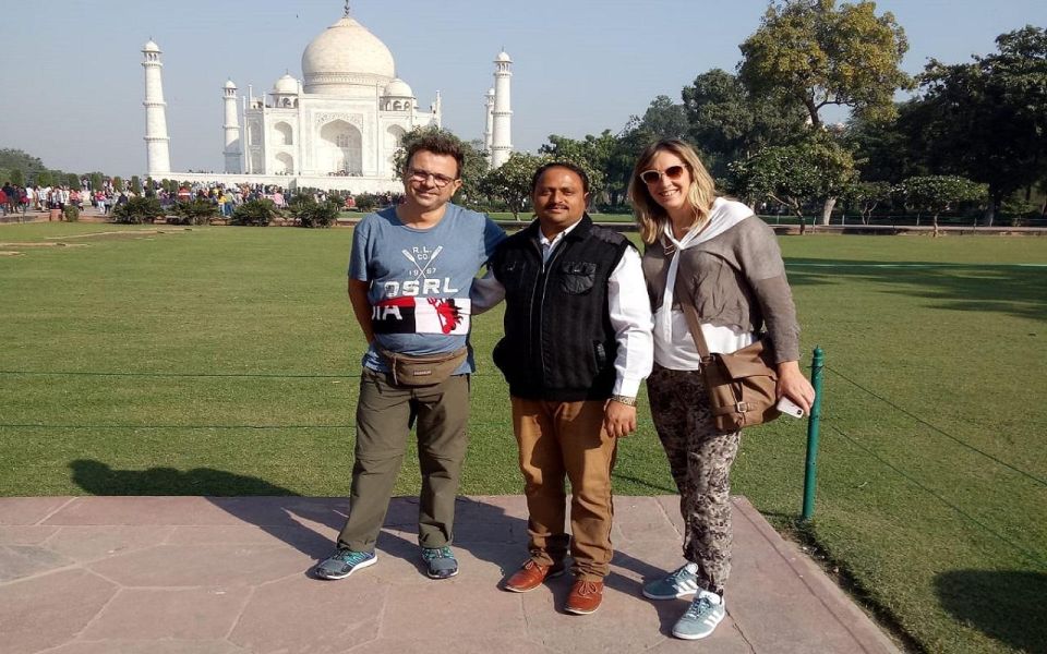 Delhi: Private Sunrise Taj Mahal & Agra Fort Tour By Car - Key Points