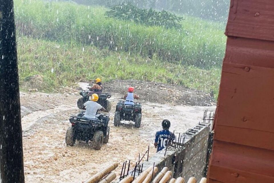 Dunn'S River Falls With Zip Line ATV Day Tour - Key Points