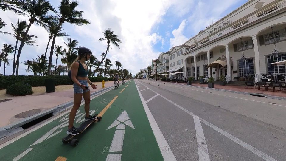 Electric Skateboarding Tours Miami Beach With Video - Key Points
