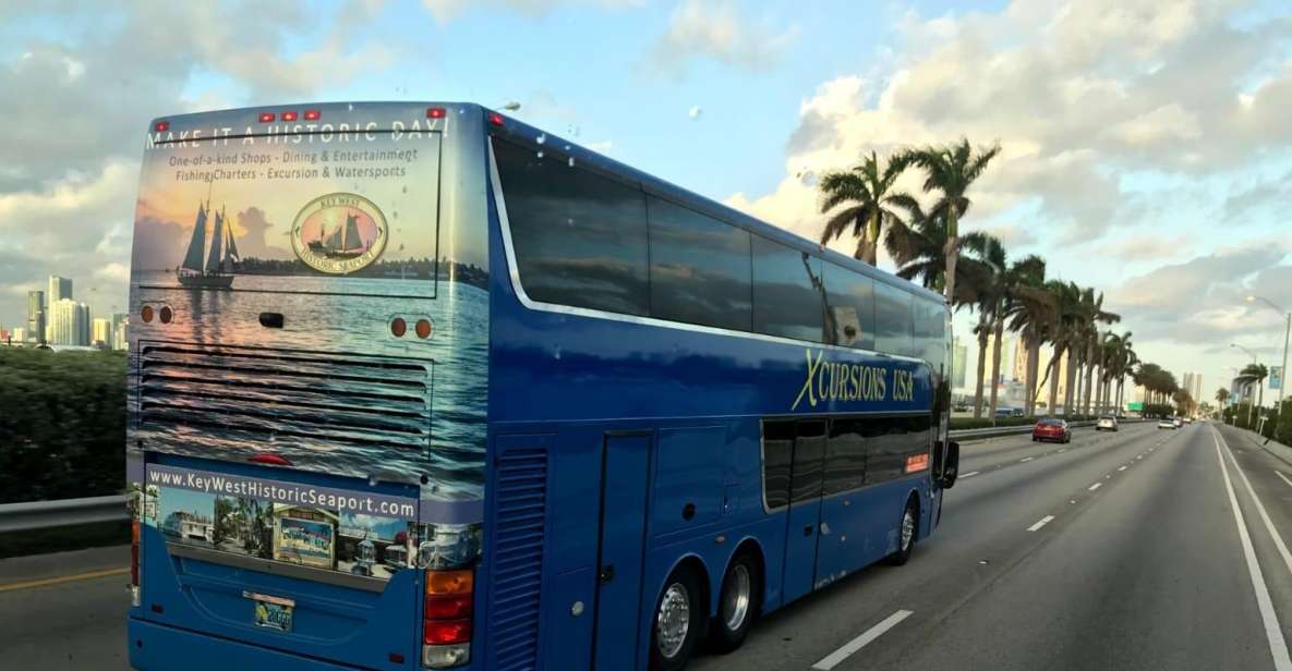 From Miami: Key West Bus Tour - Key Points