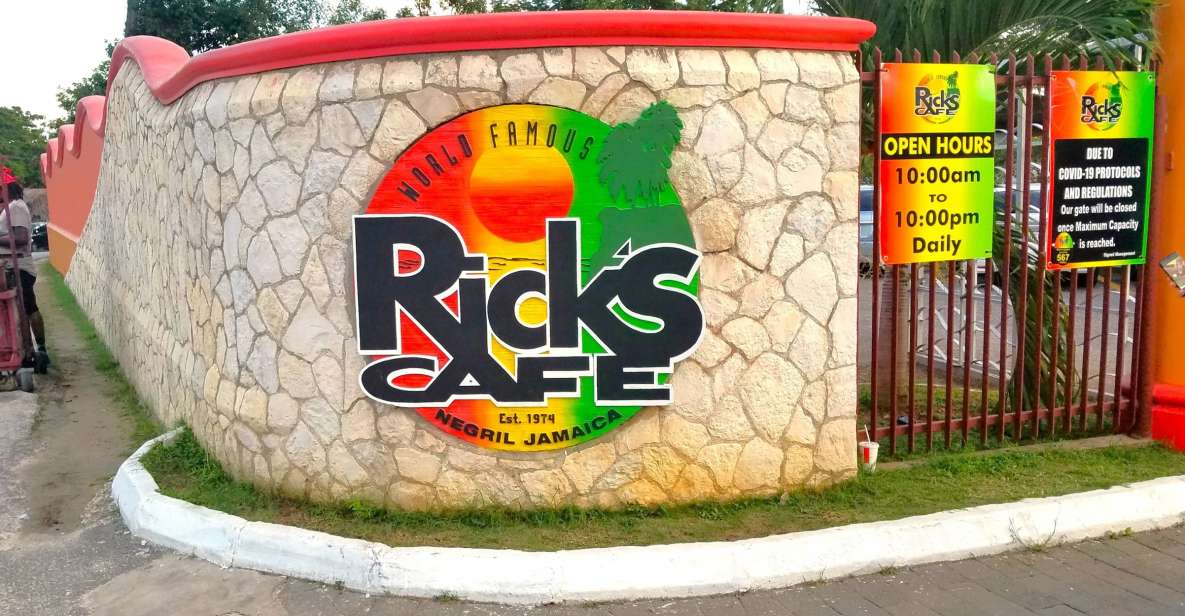 From Runaway Bay: Negril Beach and Ricks Cafe Trip by Van - Key Points