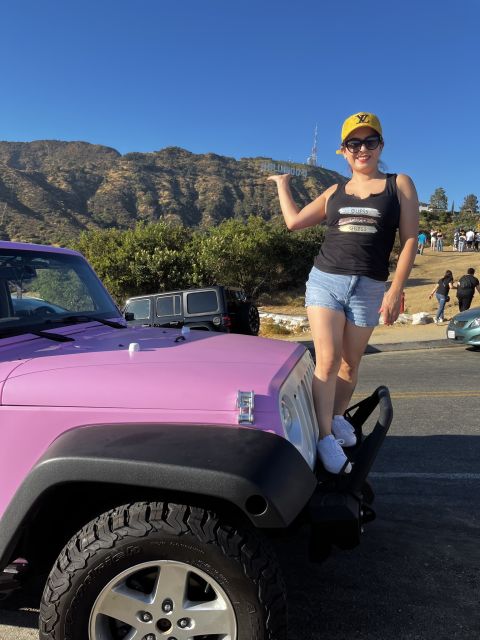 Los Angeles: Private Hollywood Sign Tour by Open Pink Jeep - Key Points