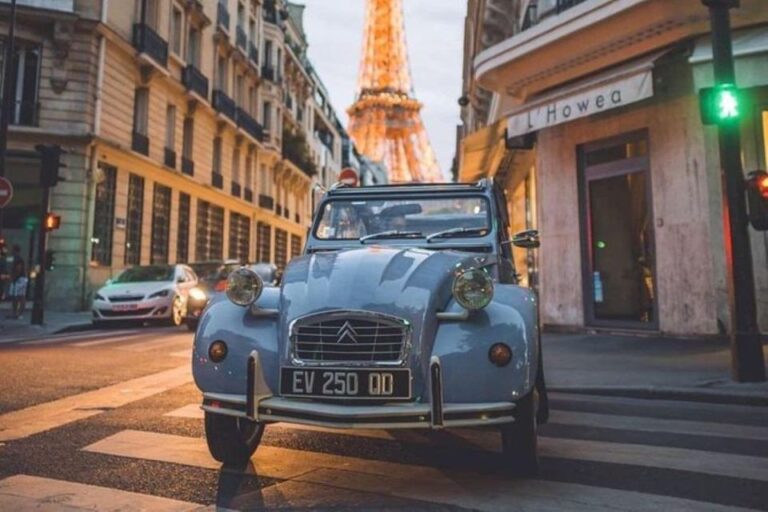 Marriage Proposal Vintage French Car + Photographer 1h