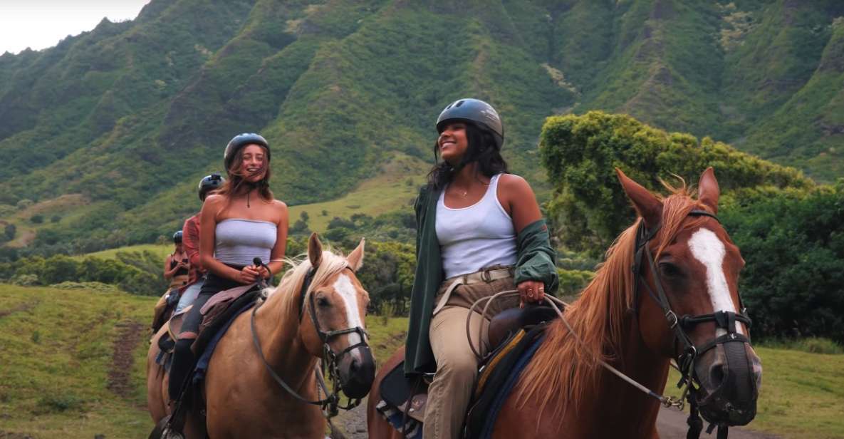 Oahu: Kualoa Hills and Valleys Horseback Riding Tour - Key Points