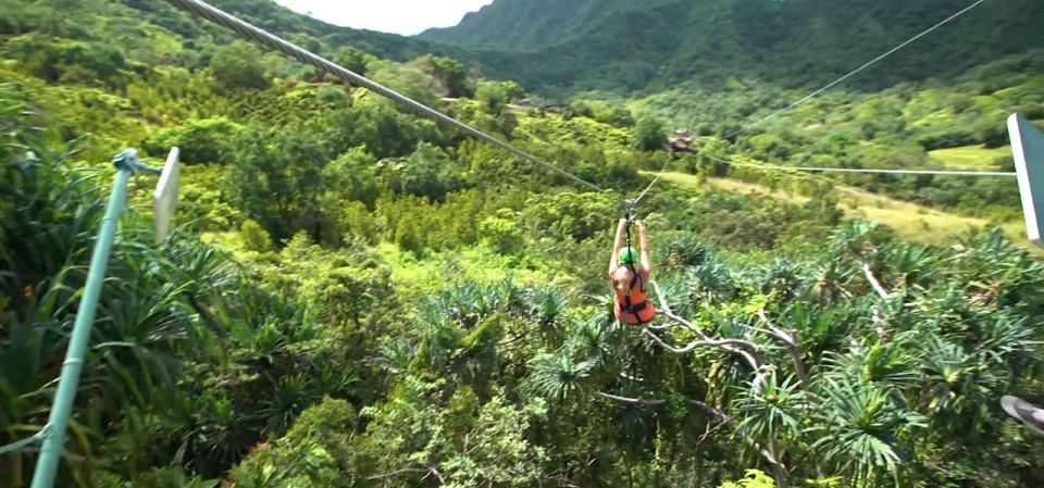 Oahu: Kualoa Jurassic Valley Zipline Tour - Key Points
