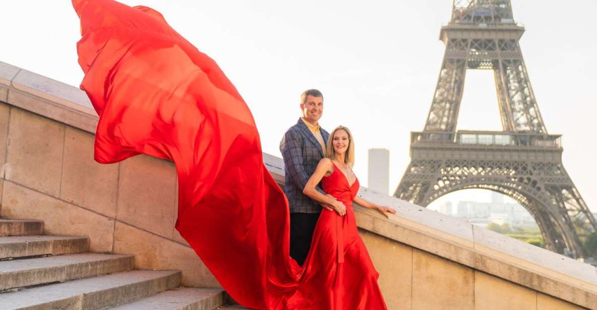 Paris : Private Flying Dress Photoshoot by the Eiffel Tower - Key Points