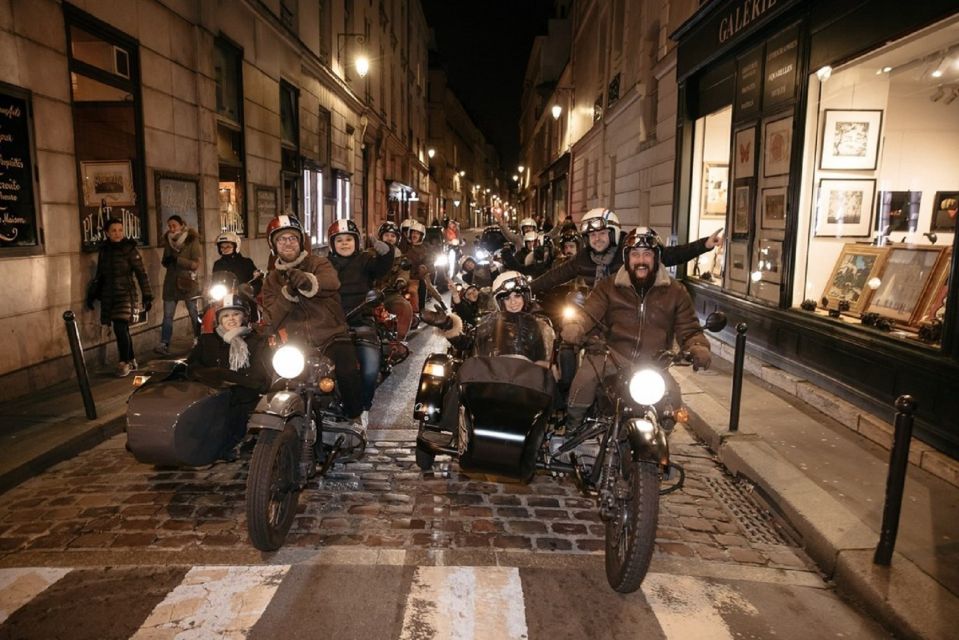 Paris: Romantic Sidecar Tour by Night With Champagne - Key Points