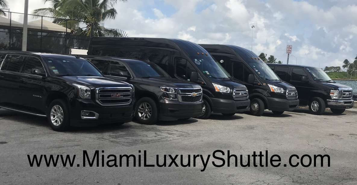 Port of Miami Shuttle to Miami Airport or Hotel in Miami - Key Points