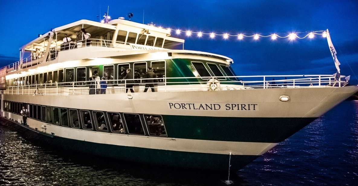Portland: Willamette River 2.5-hour Dinner Cruise - Booking Details