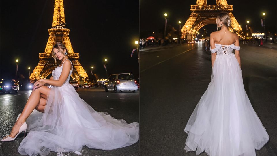Pro Photo Session at The Eiffel Tower - Rental Dress - Key Points