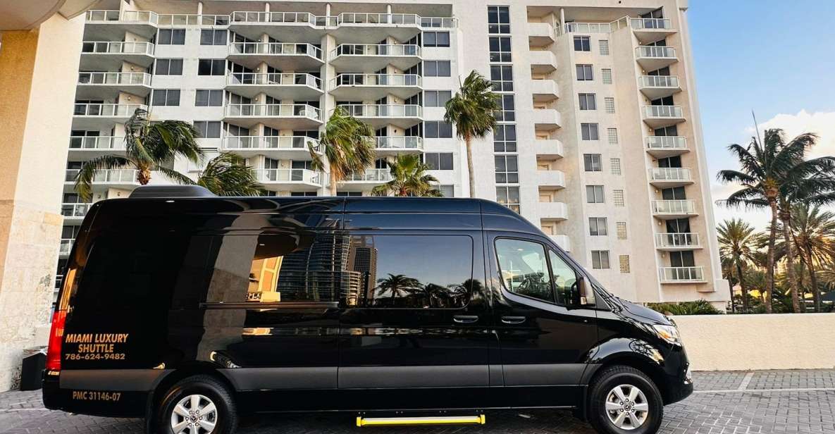 Shuttle Miami Airport/Hotel to Miami Port or Hotel 14pax - Key Points