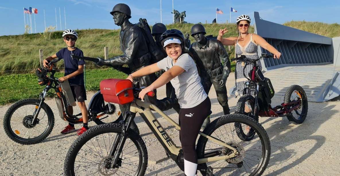 The Landing Beaches of Normandy by E-scooter or E-bike ! - Key Points