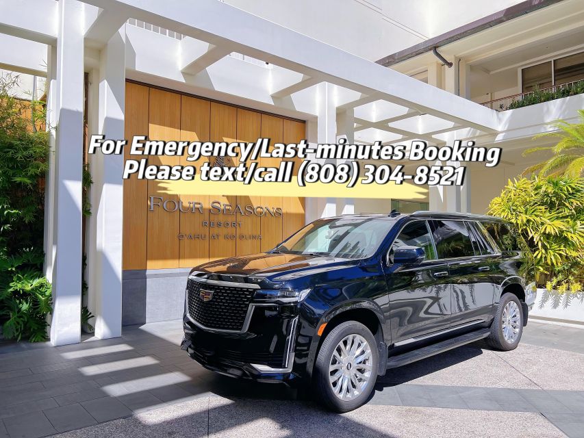 VIP Transfer: Ko Olina to Honolulu Airport or Vice Versa - Booking Details for VIP Transfer