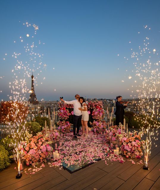 Wedding Proposal on a Parisian Rooftop With 360° View - Key Points