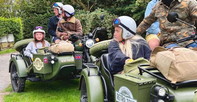 Bayeux: 2-Hour Tour of the D-Day Beaches, by Vintage Sidecar