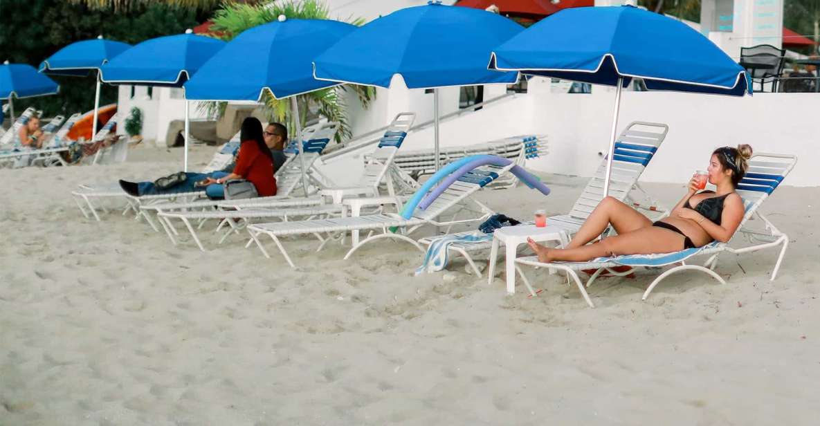 Ocean Breeze Beach Club With Transport and Lunch