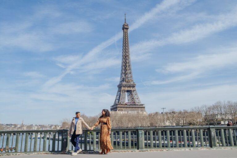Private Paris Multiple Places Photoshoot by a Filmmaker