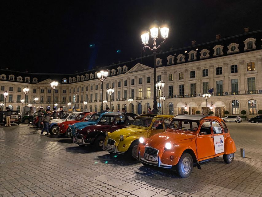 Paris: Private Guided City Tour at Night in Citroën 2CV - Cancellation Policy