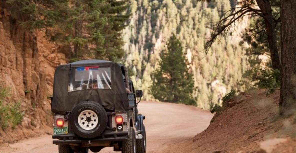 Colorado Springs: Garden of the Gods and Foothills Jeep Tour - Tour Inclusions
