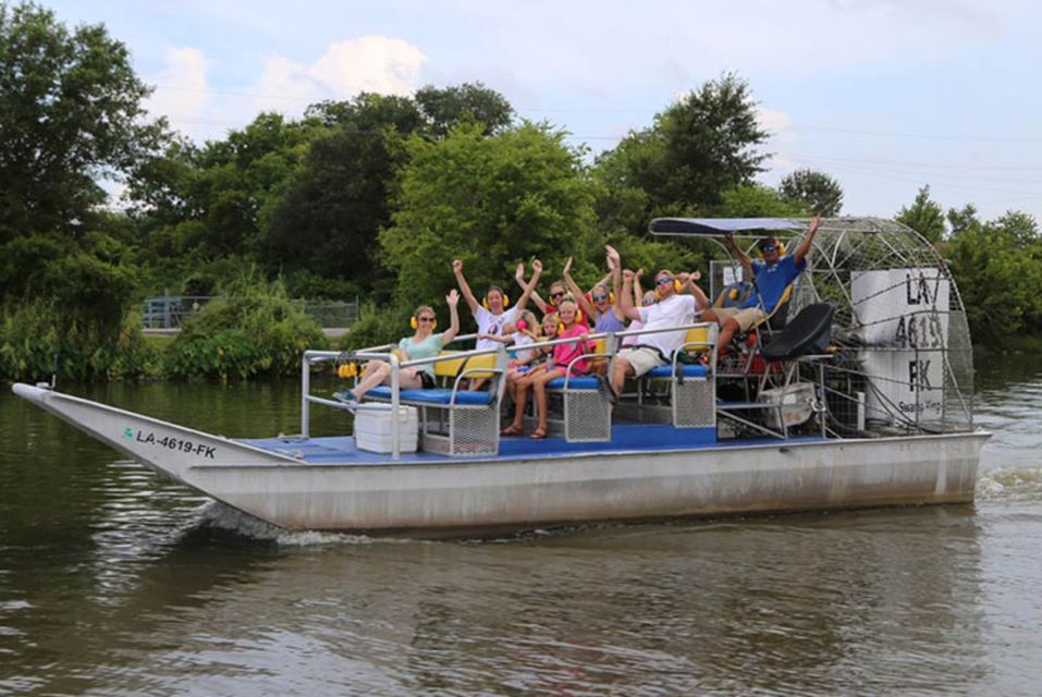 New Orleans: High Speed 16 Passenger Airboat Ride - Important Information