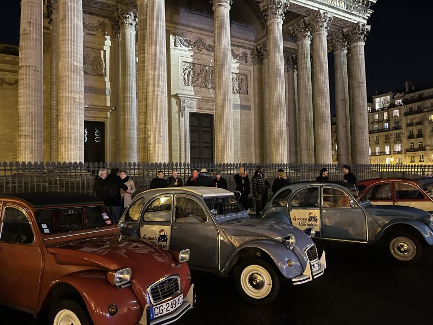 Paris: Private Guided City Tour at Night in Citroën 2CV - Customization Options