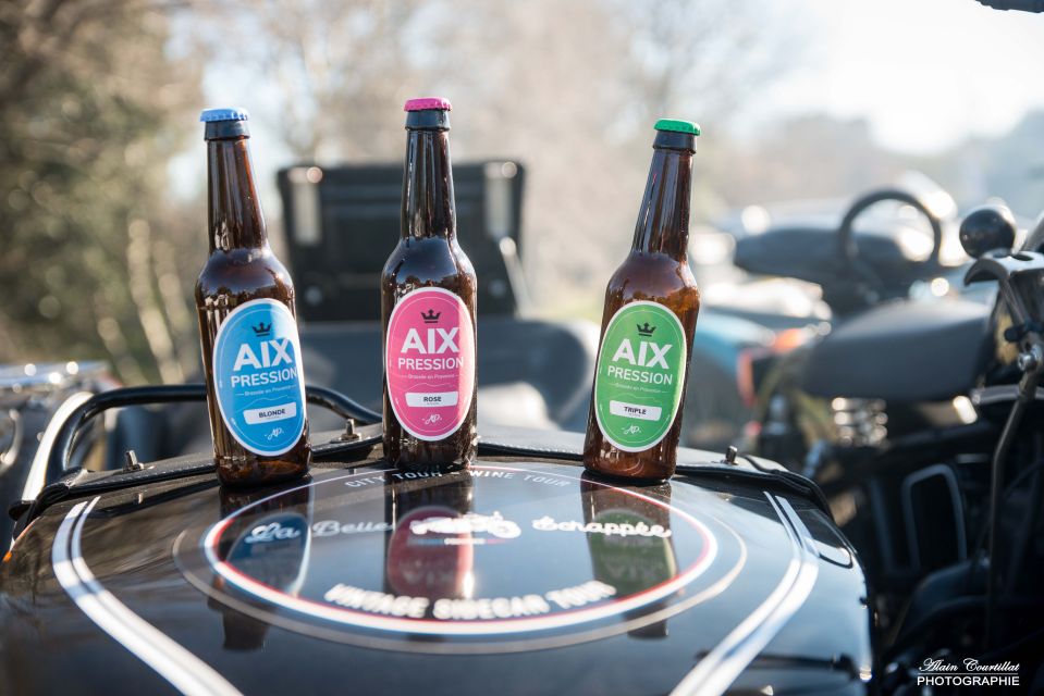 Aix-en-Provence: Wine or Beer Tour in Motorcycle Sidecar - Additional Information