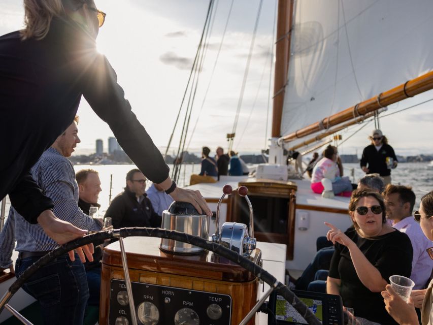 Boston: Harbor Champagne Sunset Sail From Rowes Wharf - Inclusions