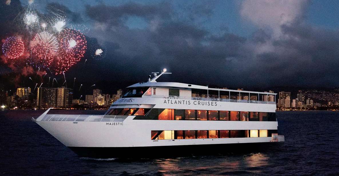 Oahu: Friday Night Fireworks Cocktail Cruise - Key Points