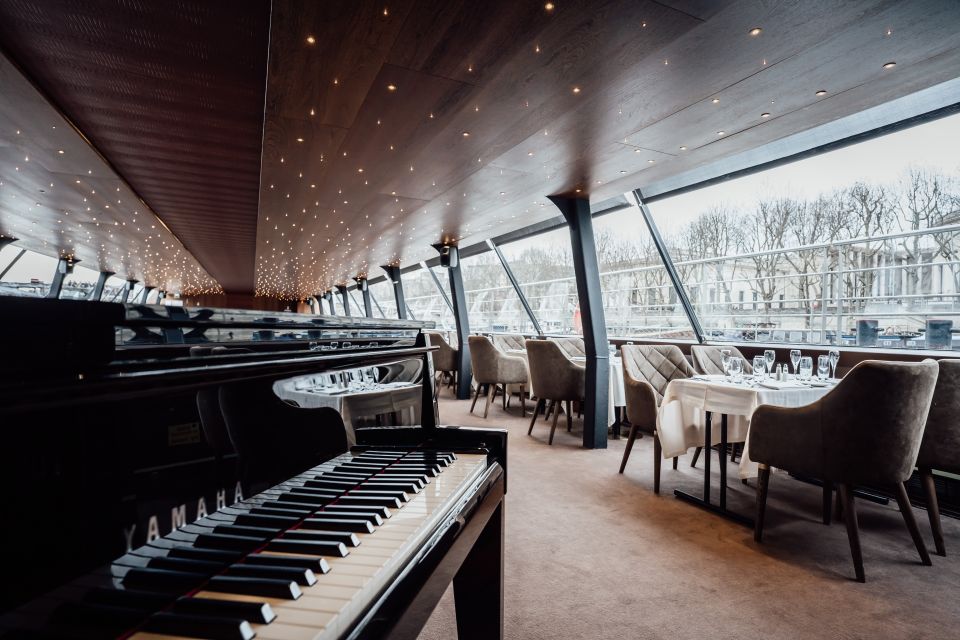 Paris: 4-Course Dinner Cruise on Seine River With Live Music - Price and Duration