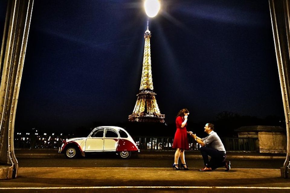 Paris: City Sightseeing Tour at Night in Vintage Car - Tour Details